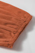 Bracelet Sleeve Split Neck Scallop Detail Pleated Corduroy Mini Dress